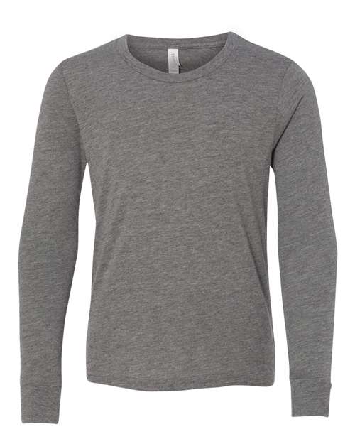 youth triblend long sleeve tee - 3513y