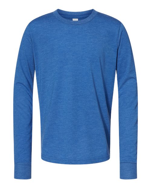 youth triblend long sleeve tee - 3513y