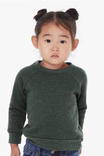 Toddler Sponge Fleece Raglan Crewneck Sweatshirt - 3901T