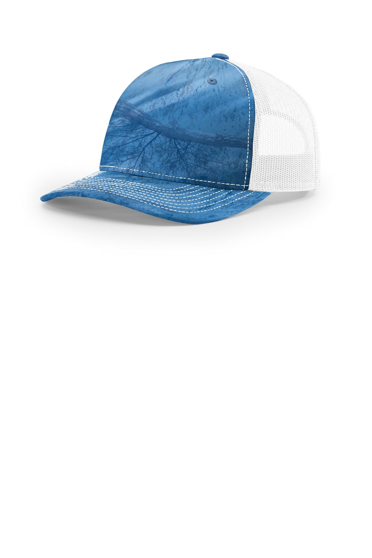 richardson printed five-panel trucker 112pfp