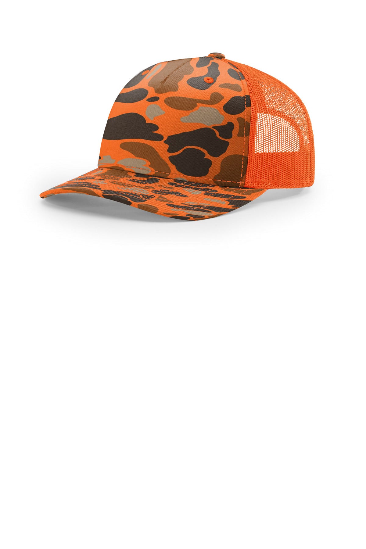 richardson printed five-panel trucker 112pfp