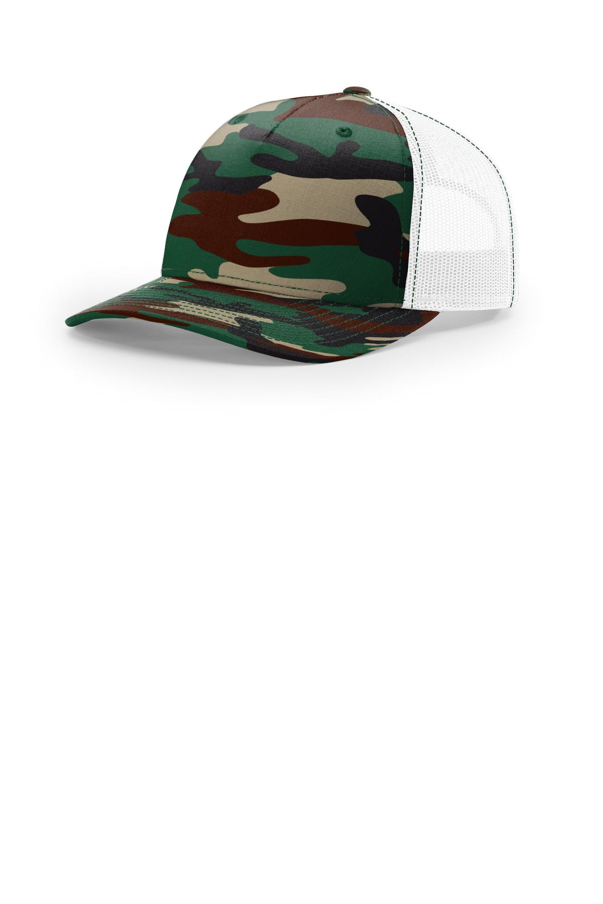 richardson printed five-panel trucker 112pfp