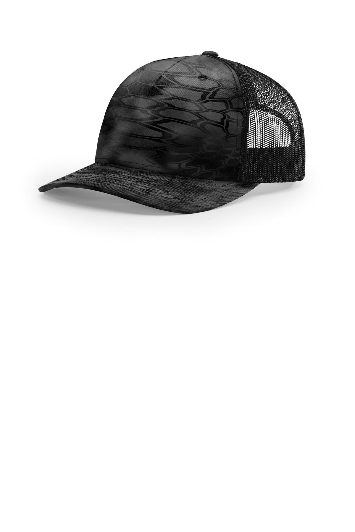 richardson printed five-panel trucker 112pfp