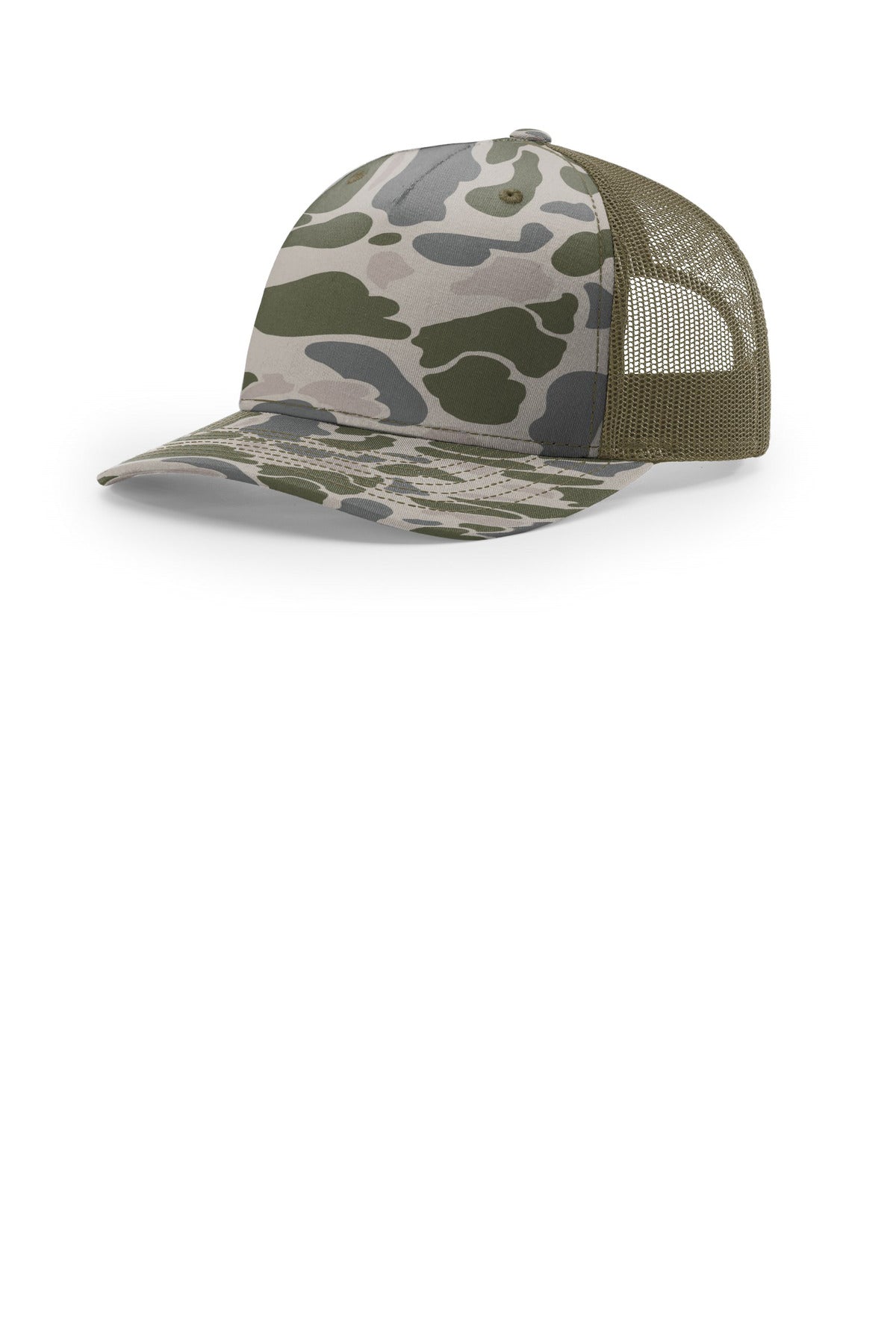 richardson printed five-panel trucker 112pfp