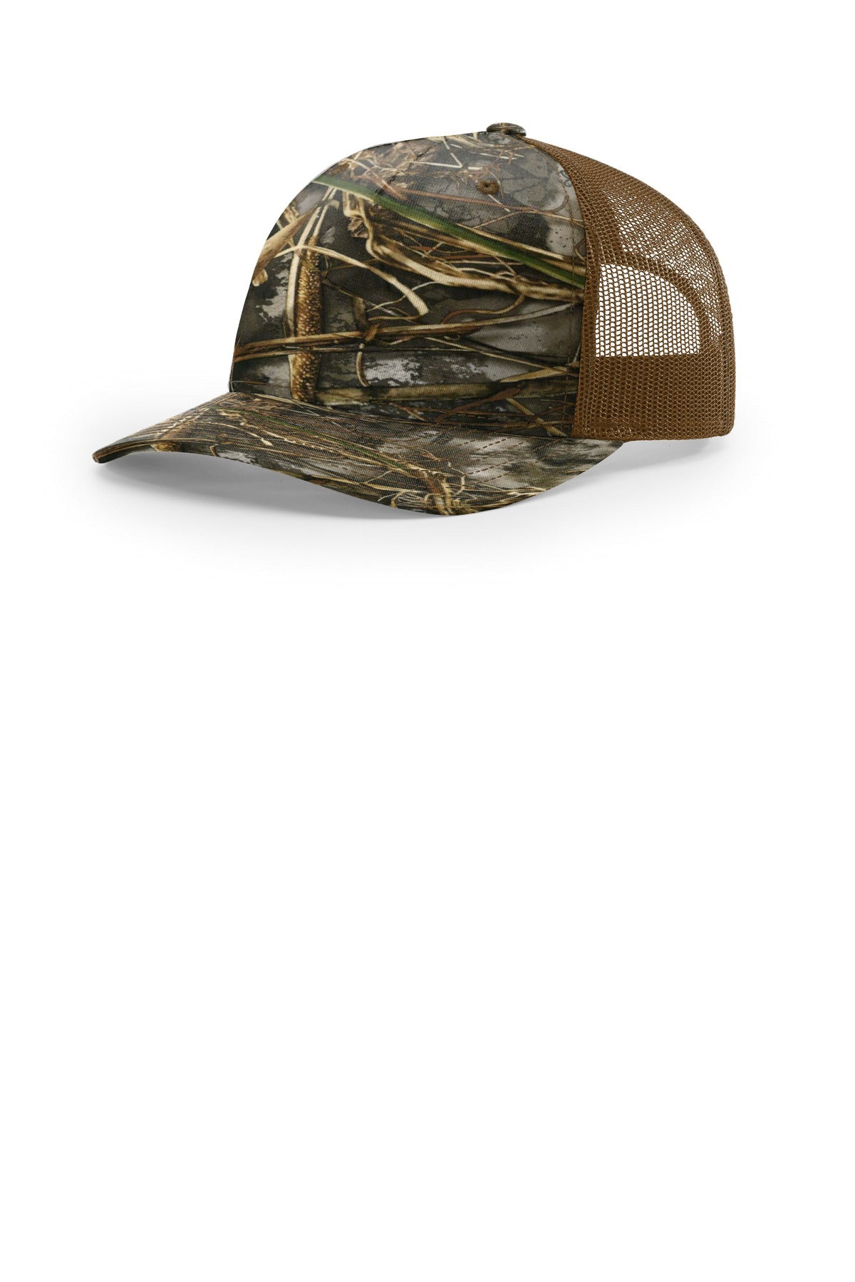 richardson printed five-panel trucker 112pfp