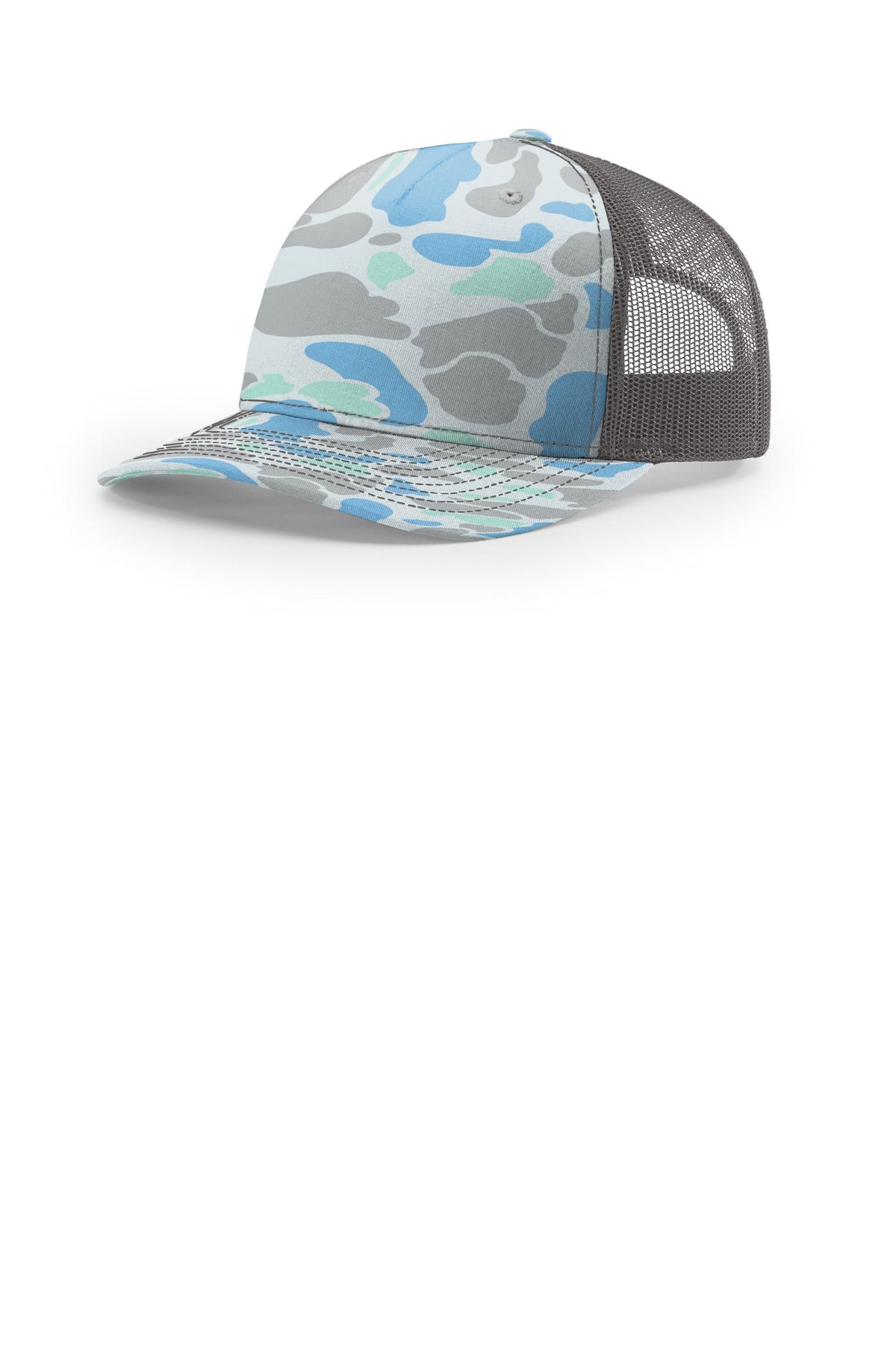 richardson printed five-panel trucker 112pfp