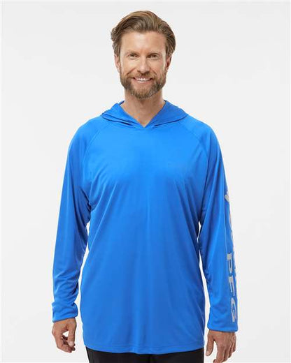Men's PFG Terminal Tackle™ Hooded Long Sleeve T-Shirt - 212482