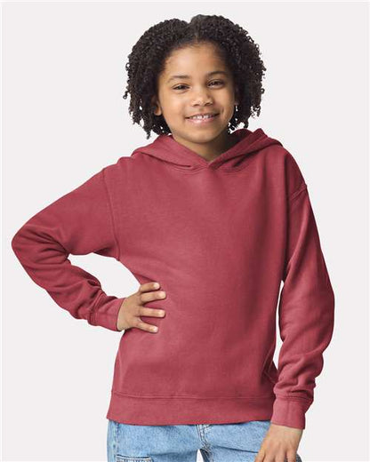 Youth Garment-Dyed Lightweight Fleece Hooded Sweatshirt - 1467Y