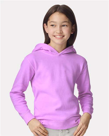 Youth Garment-Dyed Lightweight Fleece Hooded Sweatshirt - 1467Y