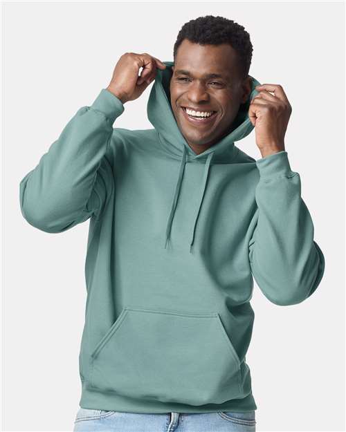 unisex softstyle® midweight hooded sweatshirt - sf500