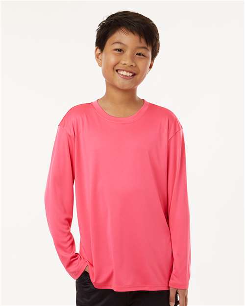 youth pro-lock performance long sleeve t-shirt - 48400y