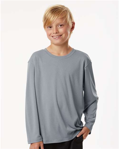 youth pro-lock performance long sleeve t-shirt - 48400y