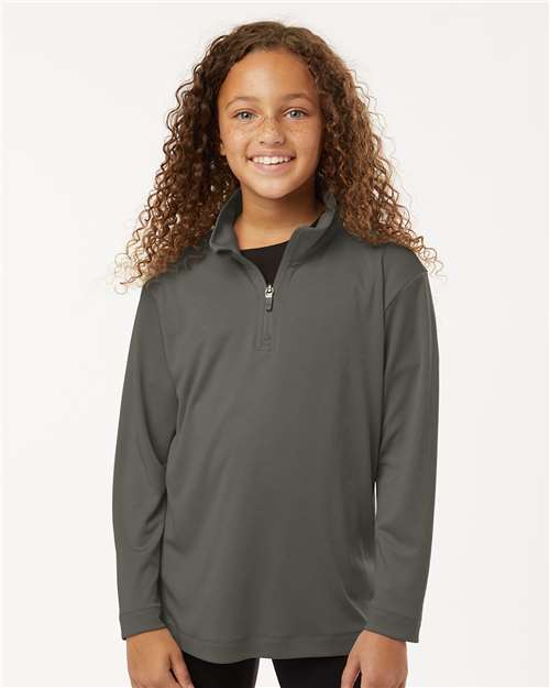 youth pro-lock performance quarter-zip pullover - 41870y