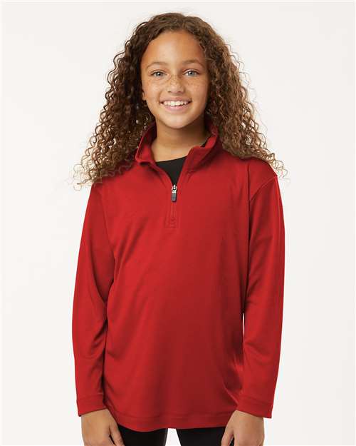 youth pro-lock performance quarter-zip pullover - 41870y