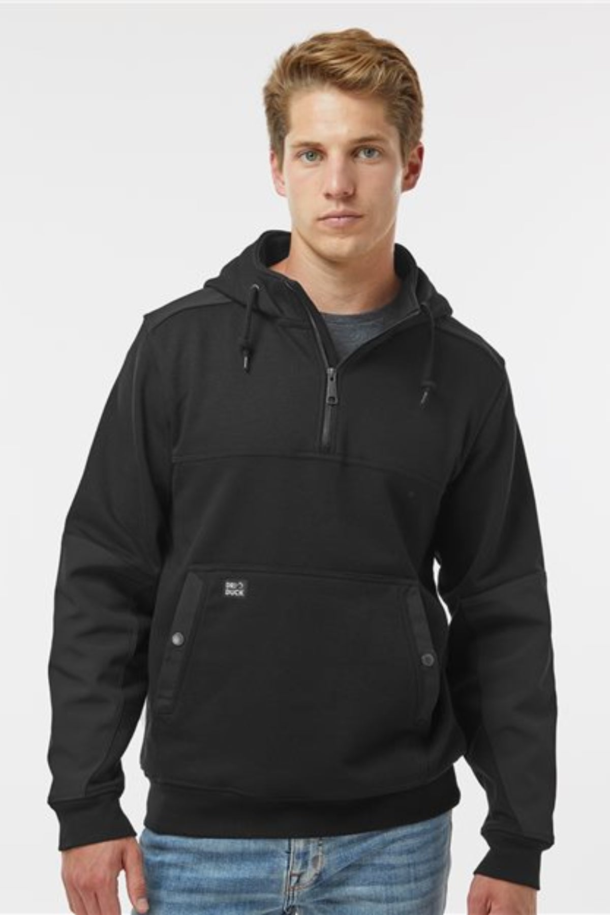 men's mission quarter-zip hooded pullover - 7349