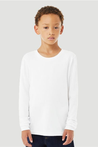 Youth Heather CVC Long Sleeve Tee - 3501YCVC