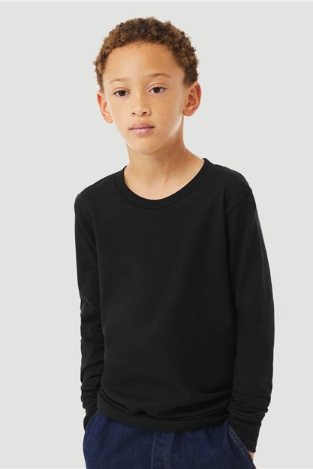 youth triblend long sleeve tee - 3513y