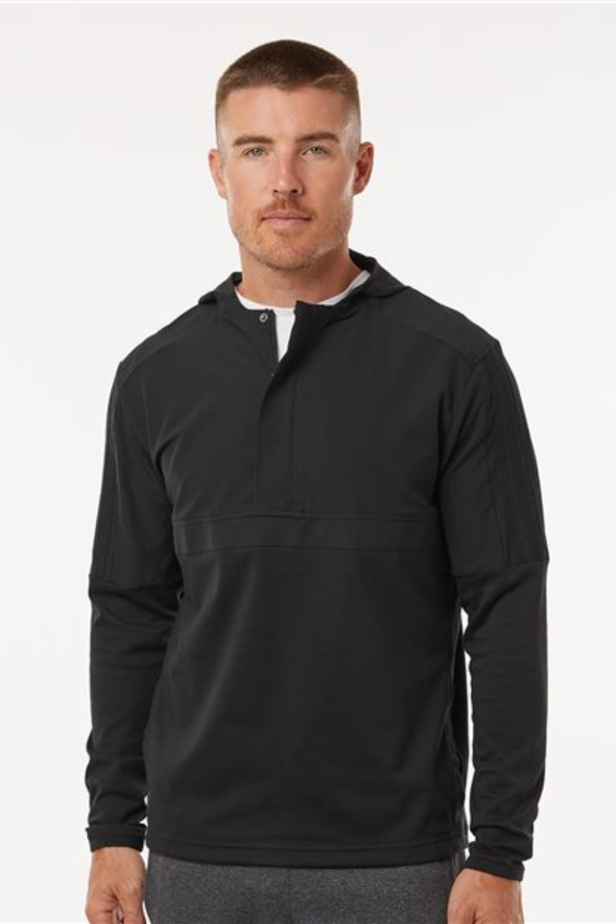 men's half-zip hooded anorak - a607