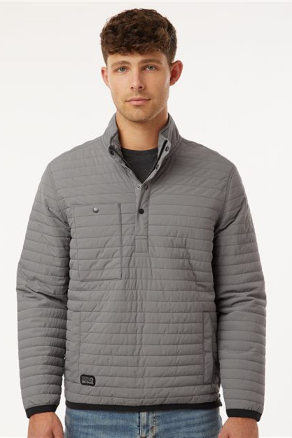 men's keystone quilted pullover - 5303