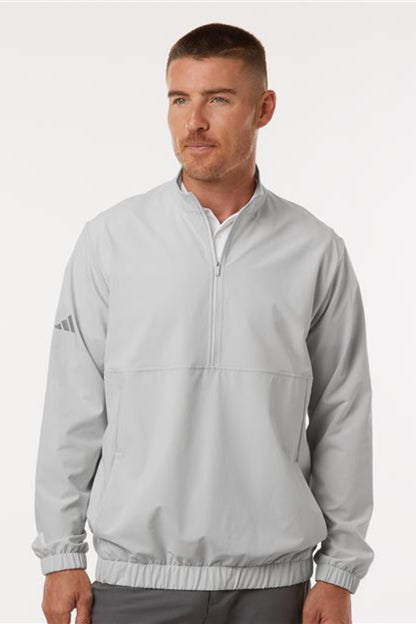 Men's Stretch Woven Half-Zip Pullover - A705