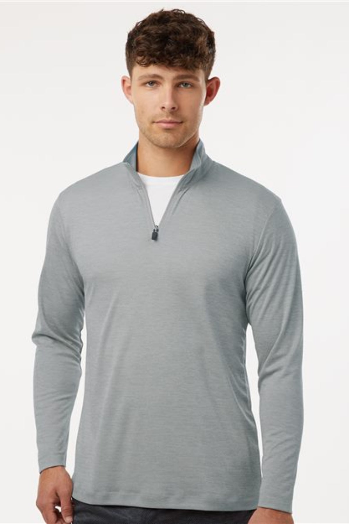 men's pro-lock performance mélange quarter-zip pullover - 4hm700
