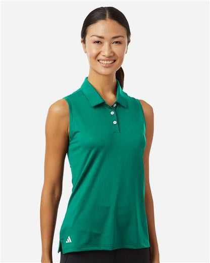 Women's Ottoman Sleeveless Polo - A1005