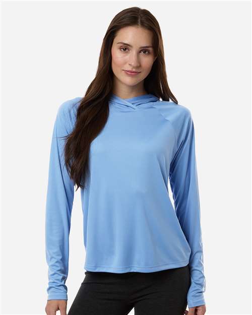 women's pfg tidal tee™ hooded long sleeve - 216061