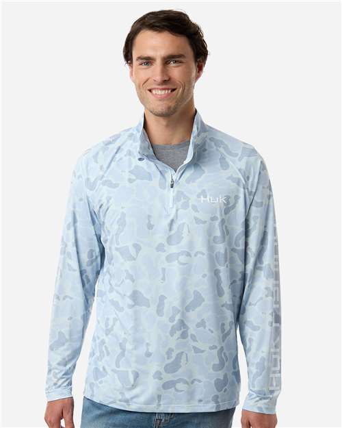 men's airweight kc printed quarter-zip pullover - h1200720