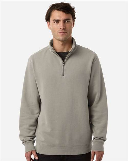 Unisex Pigment-Dyed Quarter-Zip Pullover - PRM4600QZ