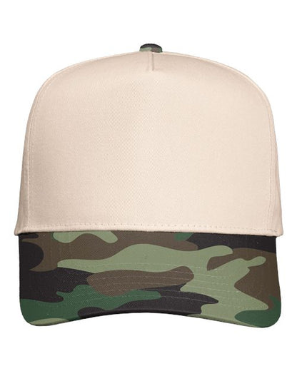 Five-Panel Twill Cap - 8869