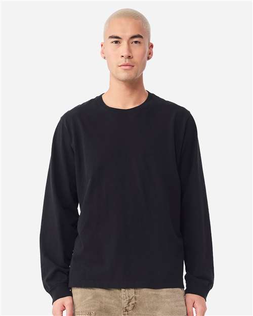unisex heavyweight garment-dyed long sleeve tee - 4851gd