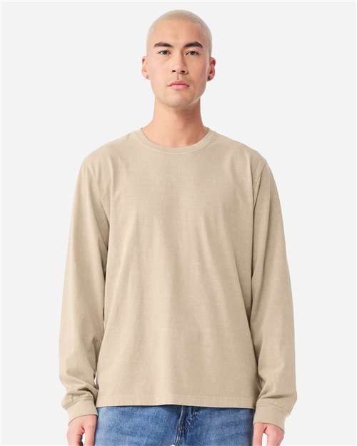 unisex heavyweight garment-dyed long sleeve tee - 4851gd