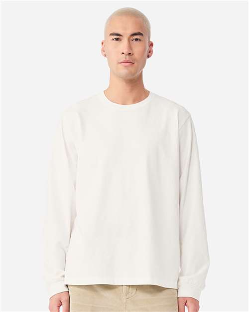 unisex heavyweight garment-dyed long sleeve tee - 4851gd