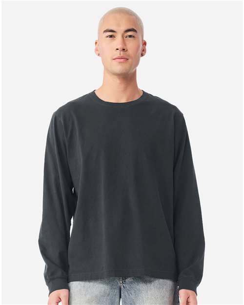 unisex heavyweight garment-dyed long sleeve tee - 4851gd