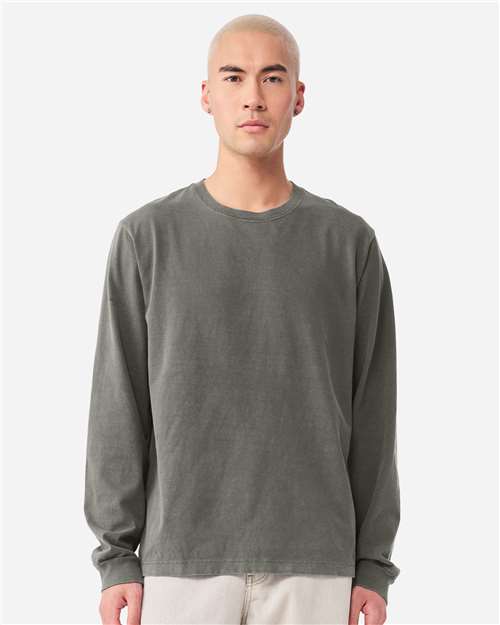 unisex heavyweight garment-dyed long sleeve tee - 4851gd