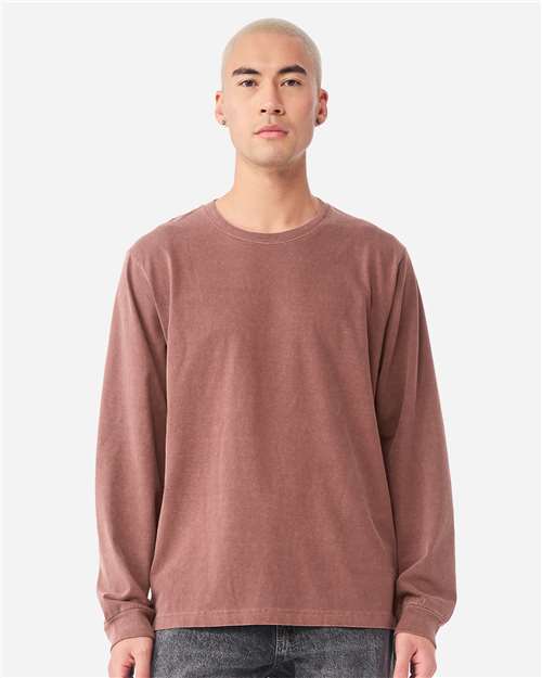 unisex heavyweight garment-dyed long sleeve tee - 4851gd