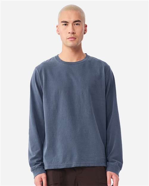 unisex heavyweight garment-dyed long sleeve tee - 4851gd