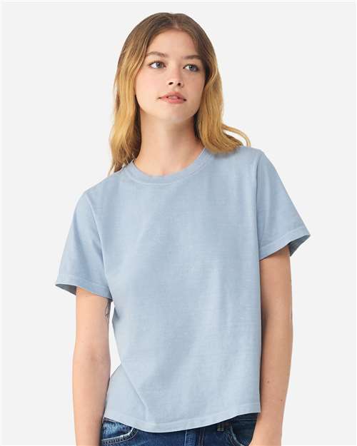 women's garment-dyed tee - 6110gd