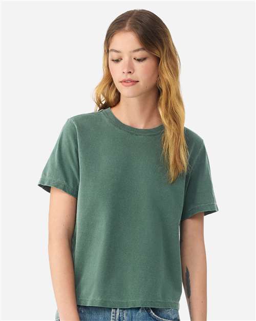 women's garment-dyed tee - 6110gd