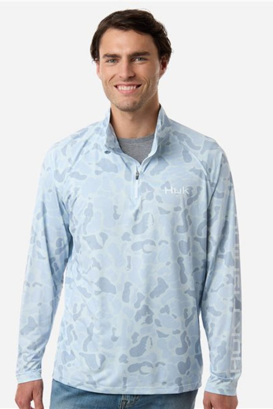 Men's Airweight KC Printed Quarter-Zip Pullover - H1200720