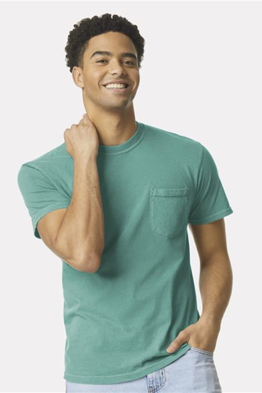 Unisex Garment-Dyed Heavyweight Pocket T-Shirt - 6030