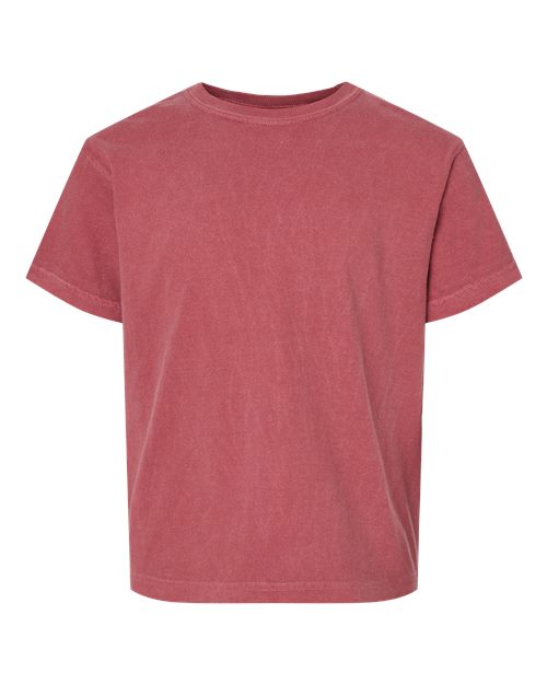 youth garment-dyed heavyweight t-shirt - 9018