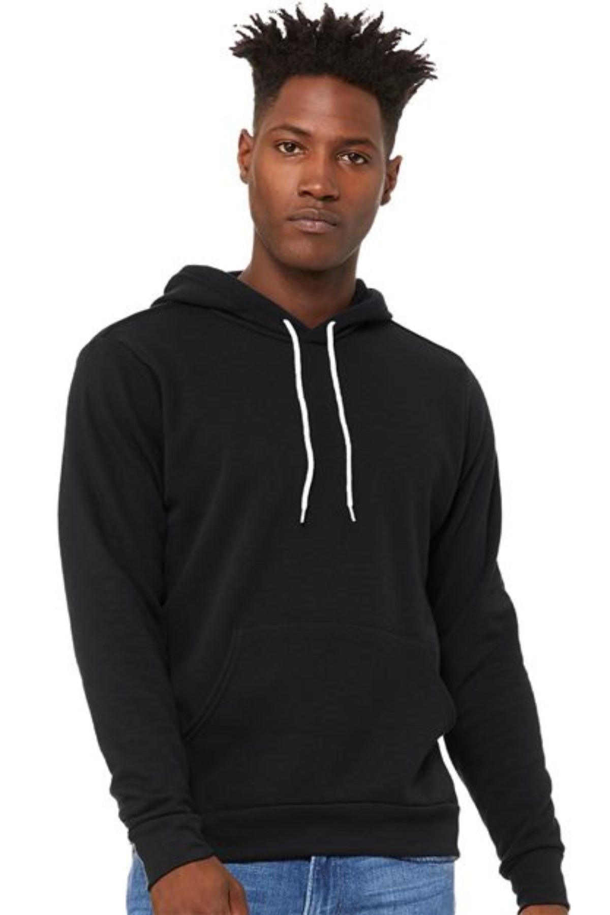unisex sponge fleece hoodie sweatshirt - 3719