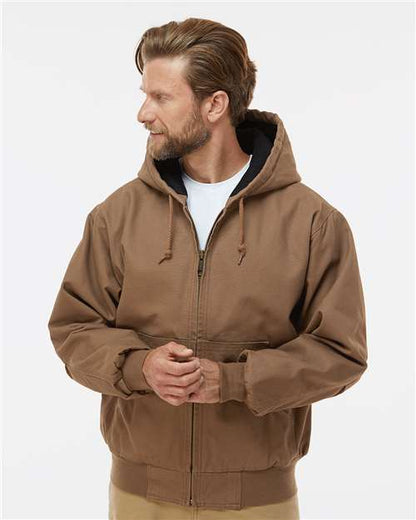 Men's Cheyenne Boulder Cloth™ Hooded Jacket with Tricot Quilt Lining - 5020