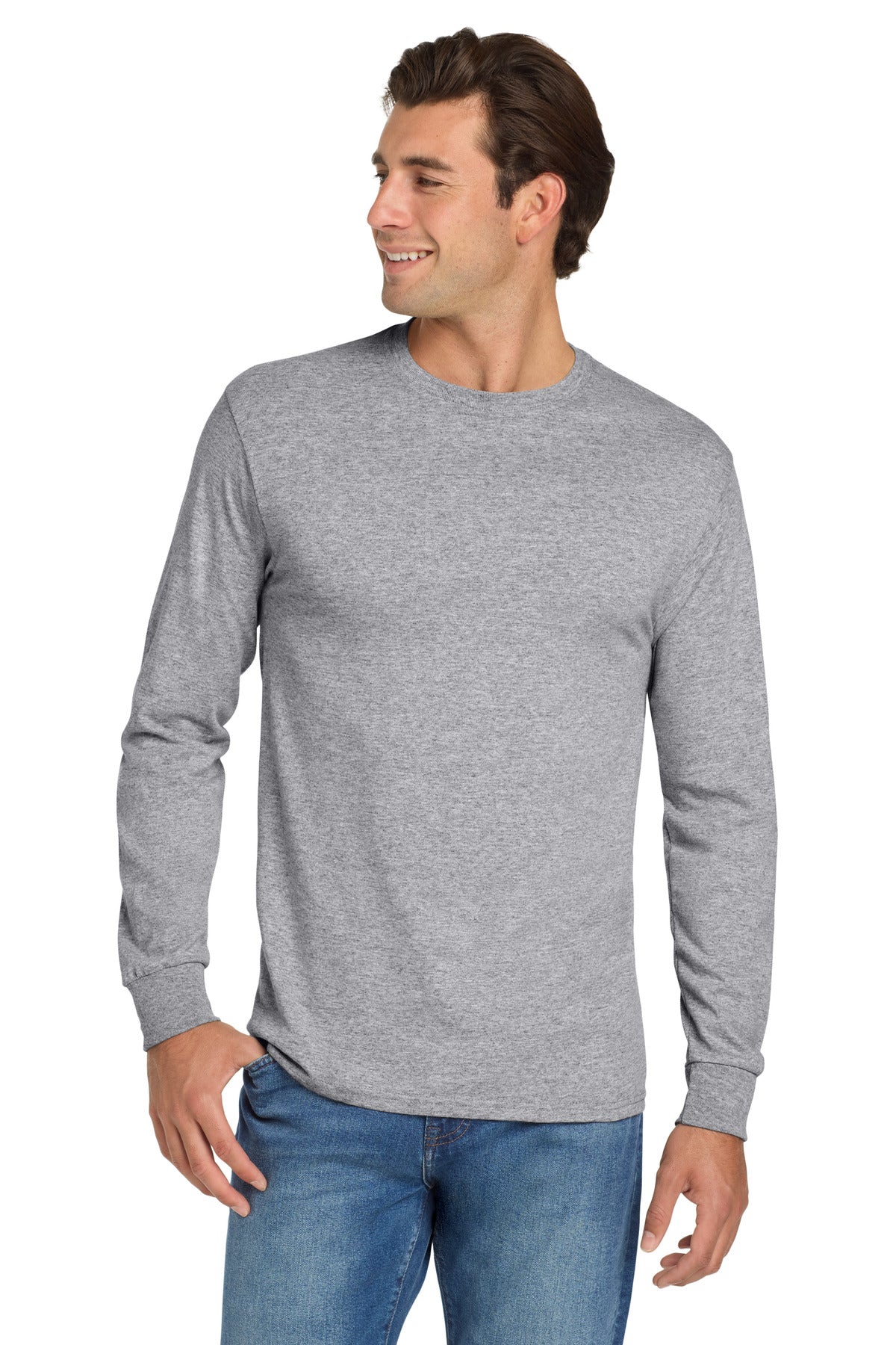 jerzees ®  - dri-power ®  50/50 cotton/poly long sleeve t-shirt.  29ls