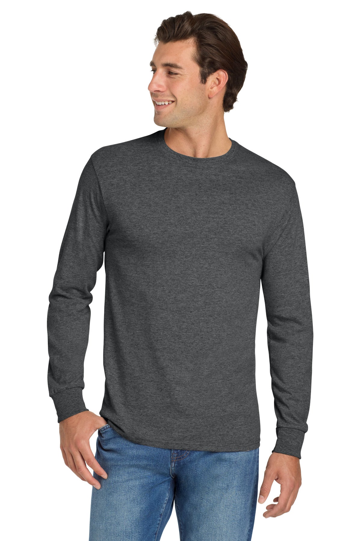 jerzees ®  - dri-power ®  50/50 cotton/poly long sleeve t-shirt.  29ls