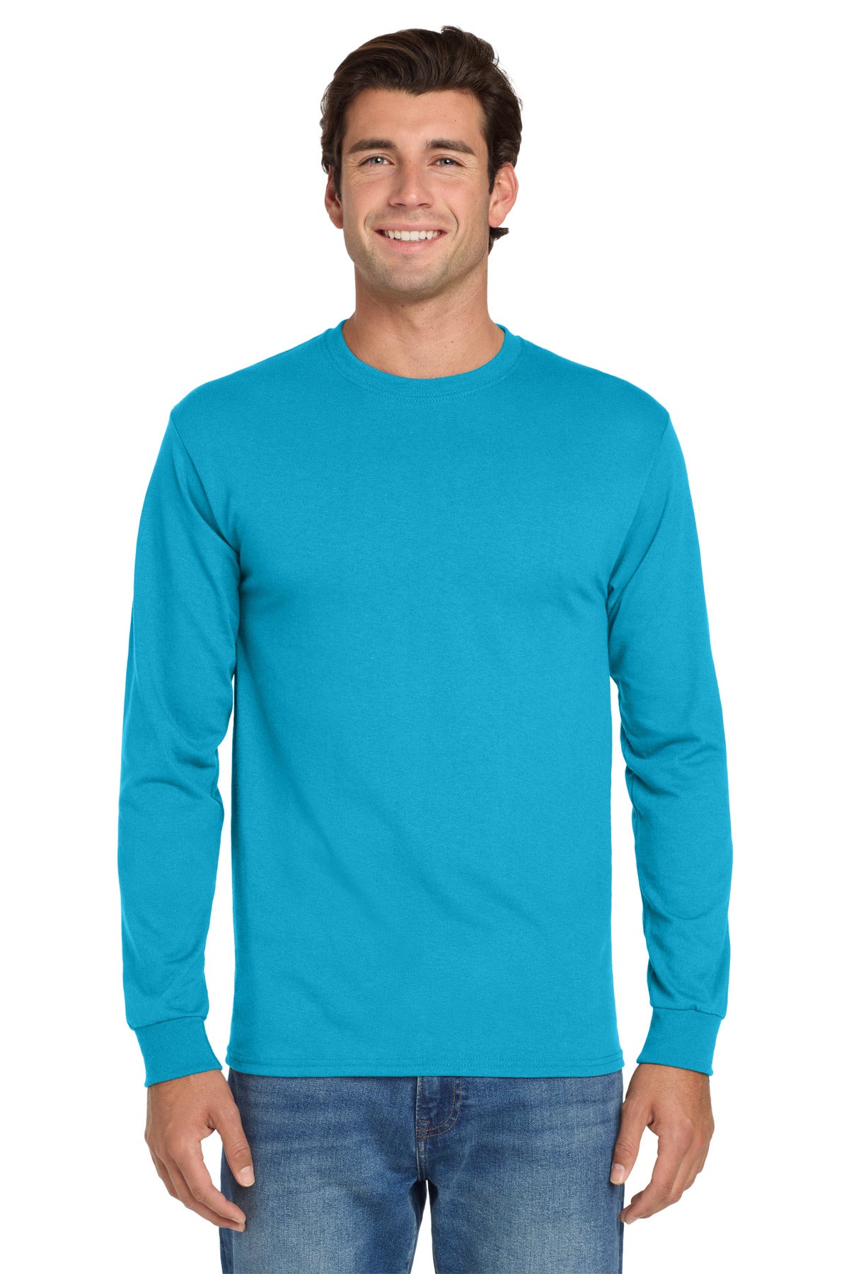 jerzees ®  - dri-power ®  50/50 cotton/poly long sleeve t-shirt.  29ls