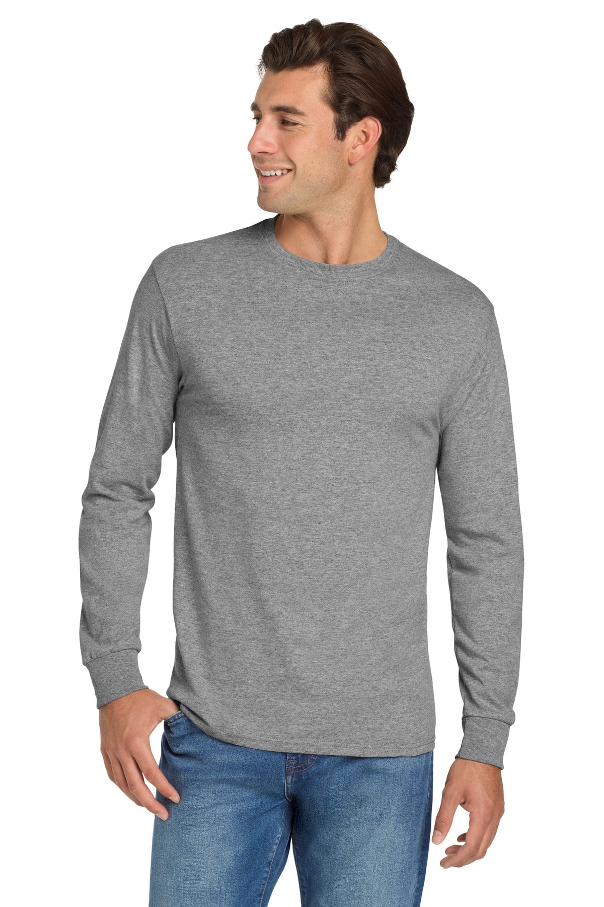 jerzees ®  - dri-power ®  50/50 cotton/poly long sleeve t-shirt.  29ls
