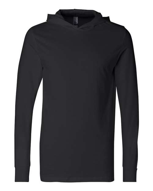 unisex jersey hooded long sleeve tee - 3512