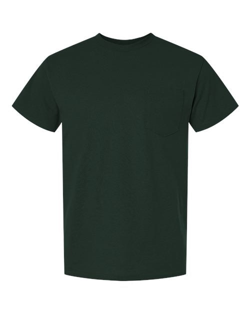 unisex dryblend® pocket t-shirt - 8300